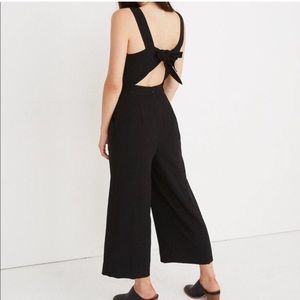 Madewell Apron Bow-Back Jumpsuit